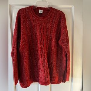 Cabi Cozy Red Sweater | Small
